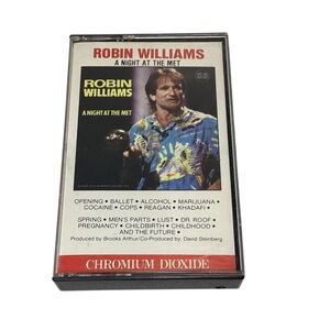 🍄 Robin Williams A Night at the Met Cassette